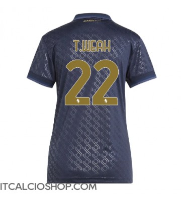 Juventus Timothy Weah #22 Terza Maglia Femmina 2024-25 Manica Corta